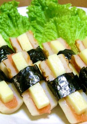 ∮ちくわの❤明太子チーズ❤焼き ∮-レシピのメイン写真