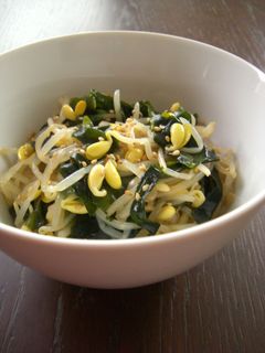 簡単☆豆もやしとワカメのナムル-レシピのメイン写真