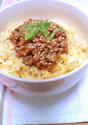 あと乗せがポイント!納豆炒飯!-レシピのメイン写真