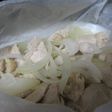 レンジde鶏胸肉のヘルシー炒め