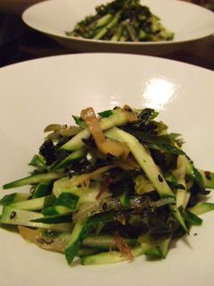 キュウリと海草の搾菜サラダ-レシピのメイン写真