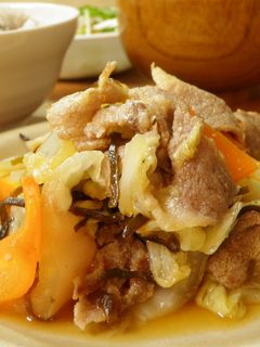 ✿豚肉と白菜の塩昆布炒め✿-レシピのメイン写真