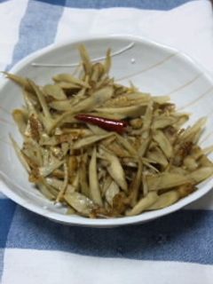 止まらない!ごぼうのペペロンチーノ★-レシピのメイン写真