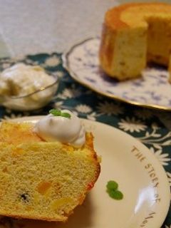 ゴロっと南瓜のシフォンケーキ-レシピのメイン写真