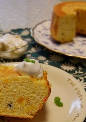 ゴロっと南瓜のシフォンケーキ-レシピのメイン写真
