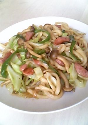 野菜たっぷり焼うどん-レシピのメイン写真