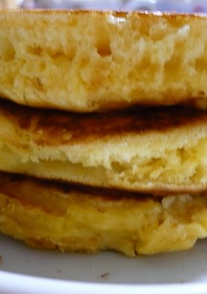 ふわふわ＆分厚いホットケーキ-レシピのメイン写真