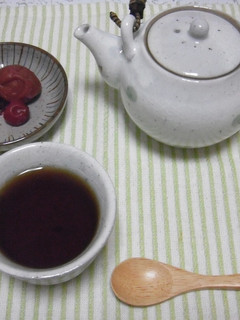 代謝up!冷え性にポカポカ梅干し茶-レシピのメイン写真