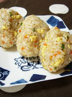 野菜炒めおにぎり-レシピのメイン写真