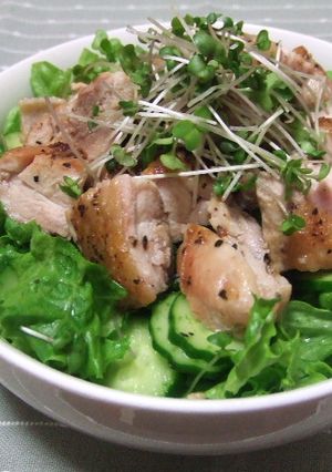 スパイシーチキンサラダ-レシピのメイン写真