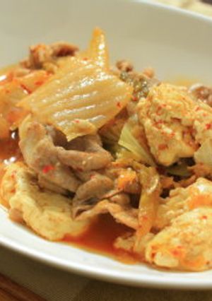 材料少なめ☆豚キム豆腐煮込み☆-レシピのメイン写真