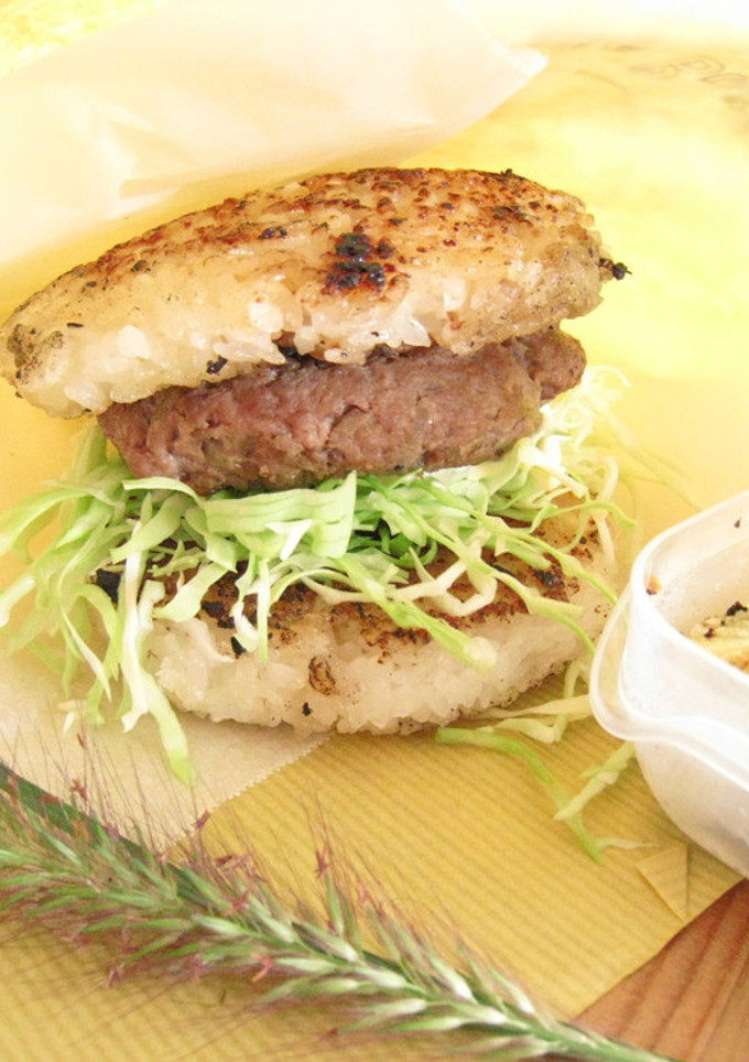 とっても簡単　ライスバーガーのお弁当-レシピのメイン写真