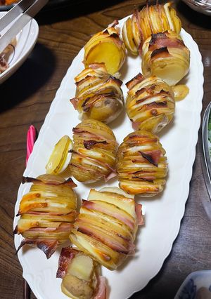 ハッセルバックポテト-レシピのメイン写真
