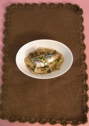 ○さんま　と　きのこ　の　あきみそ煮●-レシピのメイン写真