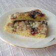 ブルーベリージャムでクランブルケーキ
