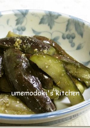 美味しい♪秋茄子の胡麻和え-レシピのメイン写真
