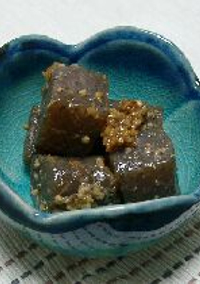 蒟蒻のごま炒め-レシピのメイン写真