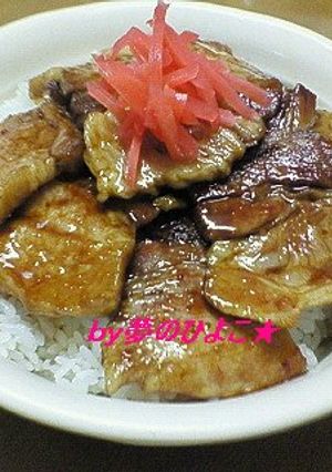 コクうま♪簡単！豚バラ肉の豚丼★黒糖ダレ-レシピのメイン写真