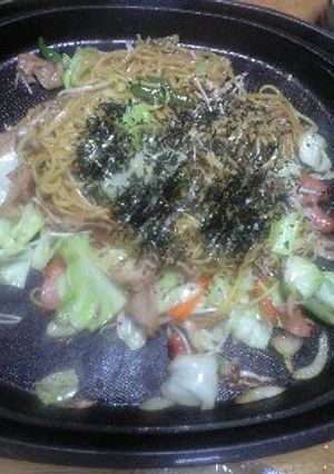 お野菜いっぱい塩にんにく焼きそば-レシピのメイン写真