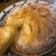 キャラメル林檎のケーキ