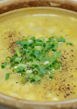 コーンクリームのあったか中華粥♪-レシピのメイン写真