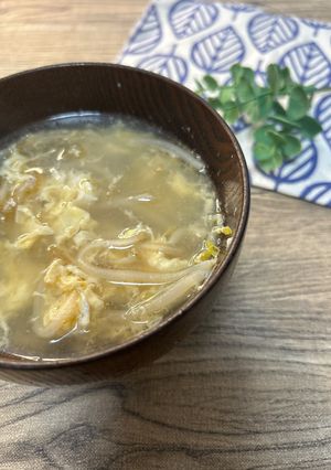 もやしと卵の中華スープ-レシピのメイン写真