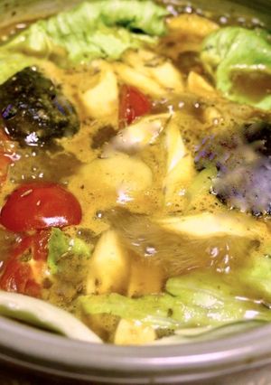 脱市販品。うちの里芋だんご入り カレー鍋-レシピのメイン写真