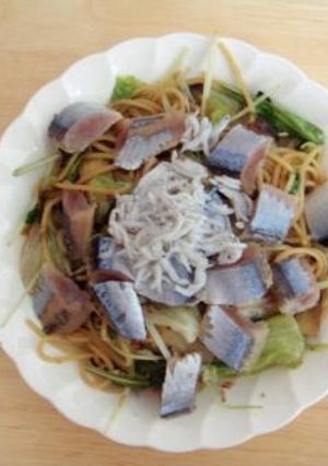 生秋刀魚と野菜の秋味パスタ☆-レシピのメイン写真