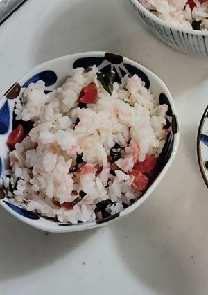 アジとカリカリ梅の旨味ご飯-レシピのメイン写真
