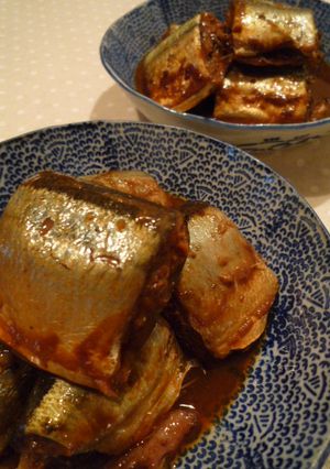 骨までおいしいさんまのにんにく味噌煮-レシピのメイン写真