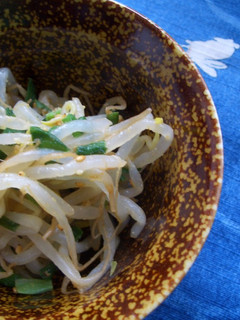 栄養よし☆コスパも♪もやしとにらのナムル-レシピのメイン写真
