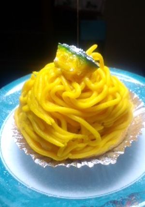 ☆カボチャ丸ごとモンブラン☆-レシピのメイン写真