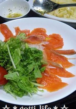 オリーブオイルでカルパッチョ-レシピのメイン写真