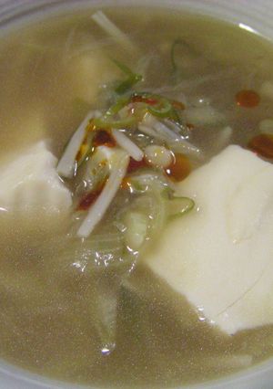 白ネギたっぷり　あったか中華スープ-レシピのメイン写真
