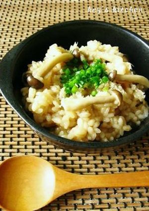 きのこの和風チーズリゾット。-レシピのメイン写真