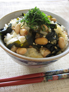 わかめと大豆の混ぜご飯-レシピのメイン写真