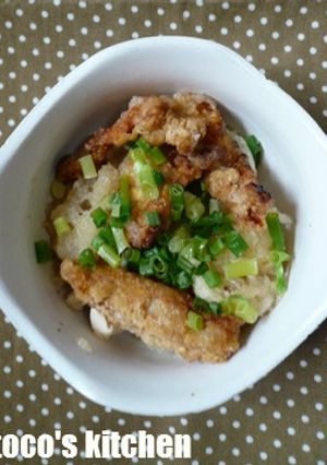 2つの食感!鶏皮おろしポン酢-レシピのメイン写真