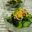 秋の香り❀菊入り酢の物