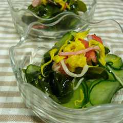 รูปของ 秋の香り❀菊入り酢の物