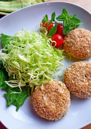 揚げないヘルシーな芽ひじきの梅焼コロッケ-レシピのメイン写真