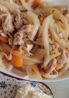 枇杷と豚肉のにんにく醤油炒め-レシピのメイン写真