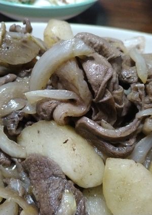 鹿肉と梨の赤ワイン焼き-レシピのメイン写真
