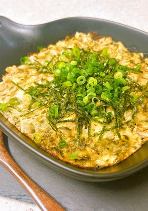 ニラだれ入り♪叩き長芋ゴロゴロ焼き-レシピのメイン写真