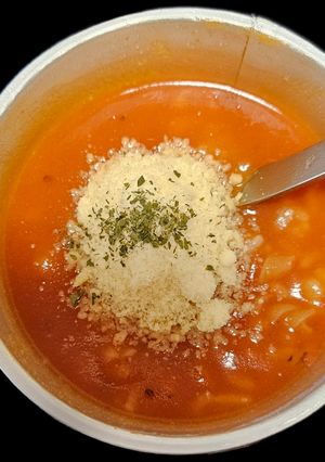カップトマトスープパスタご飯-レシピのメイン写真