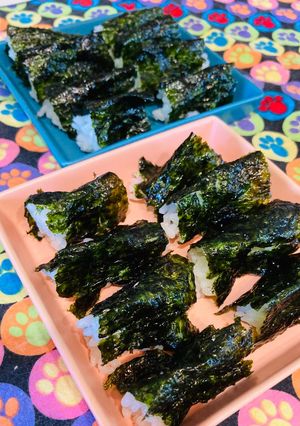 ＼子供の朝ごはん／韓国海苔のつまみ巻き-レシピのメイン写真