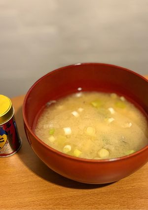 鯖缶のお味噌汁-レシピのメイン写真