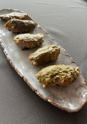 つくねの葡萄の葉巻き-レシピのメイン写真