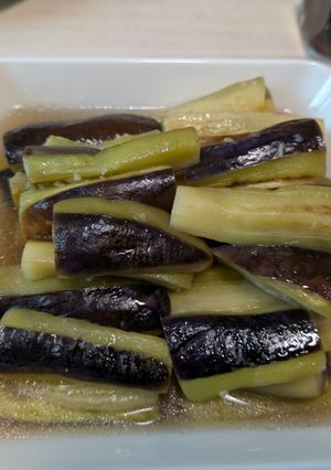 フライパンでナスの焼き浸し的なヤツ-レシピのメイン写真