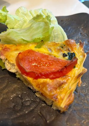 じゃがいも敷いたらほうれん草のキッシュ-レシピのメイン写真