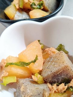 作り置き副菜☆大根とこんにゃくのツナ煮-レシピのメイン写真